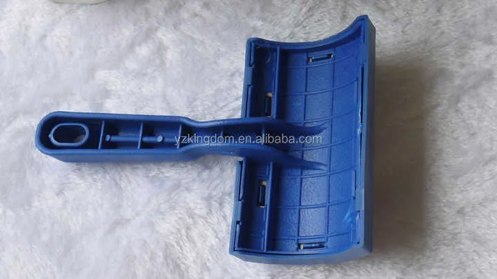 كلب القط الاستحمام أداة تهذيب الشعر فرشاة من المشمع مع بسيطة البلاستيك مقبض Dog Cat Bathing Grooming Tool Brush with Simple Plastic Handle