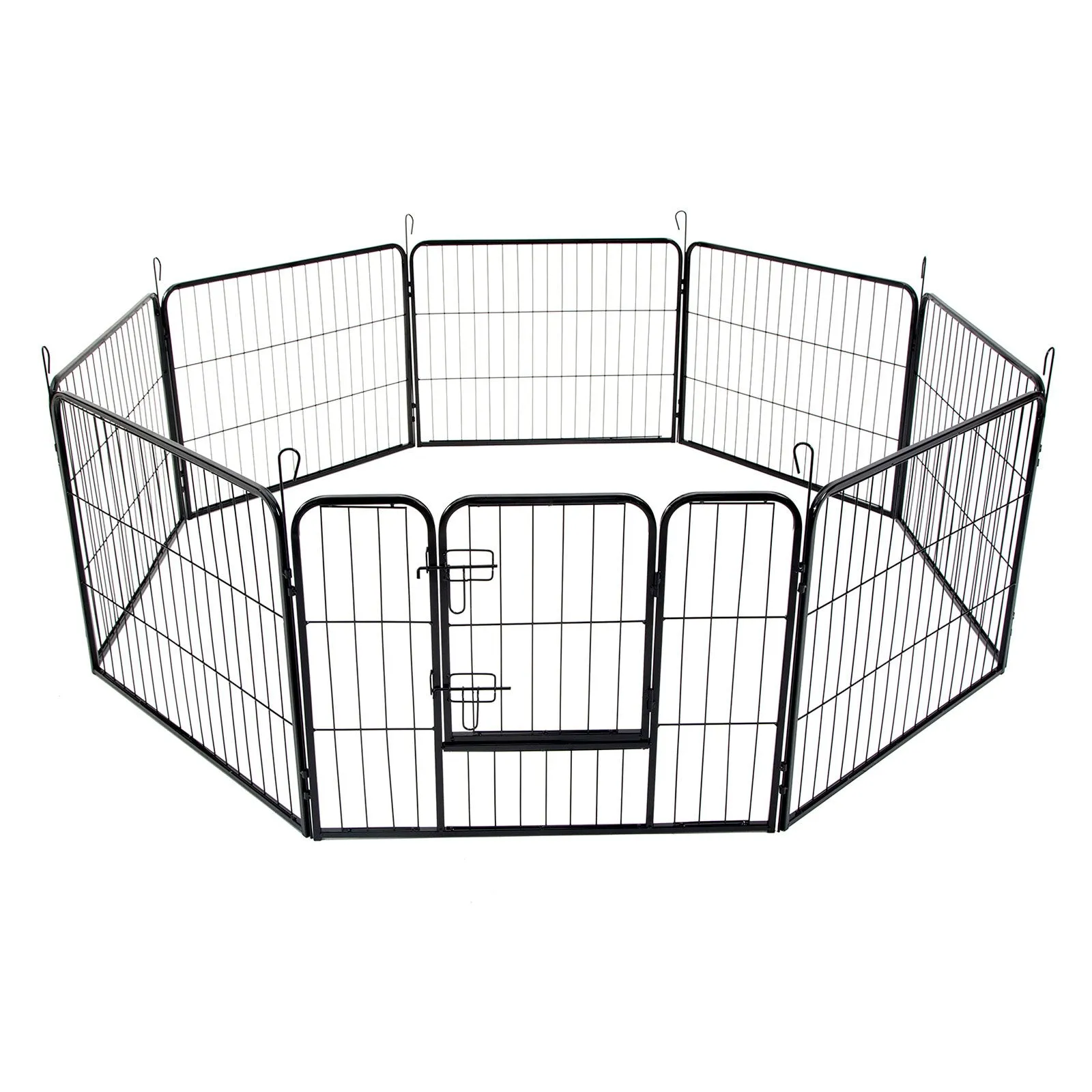 40" 8-Panel Pet Playpen | Dog Puppy Exercise Crate | Rabbit Fence Enclosure