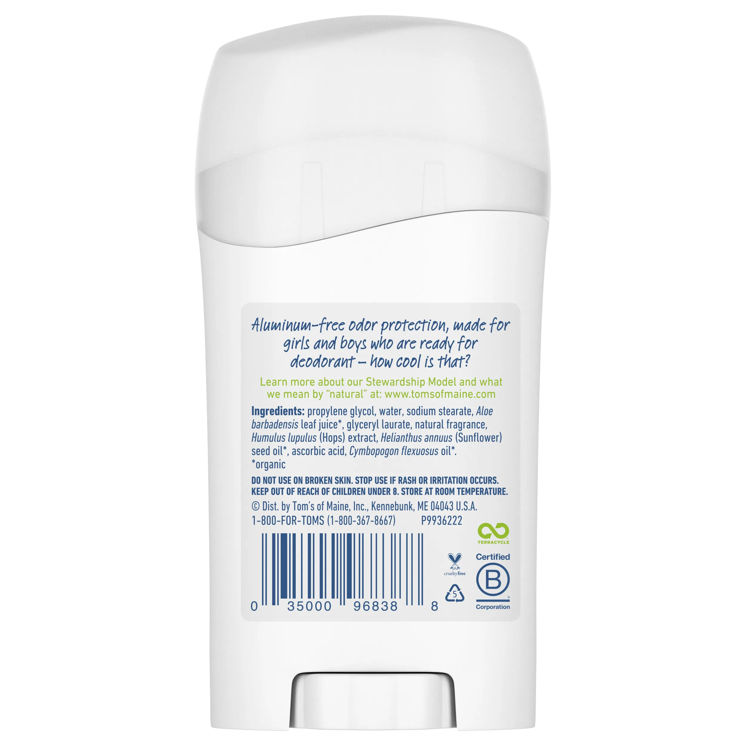 Aluminum-Free Wicked Cool Natural Deodorant for Kids