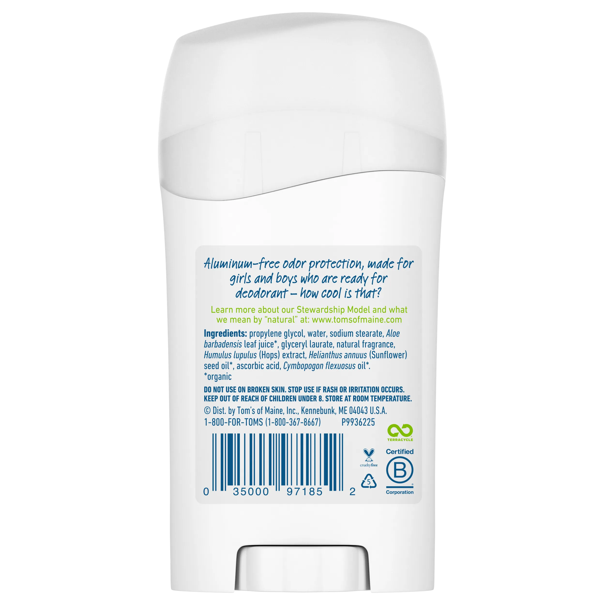 Aluminum-Free Wicked Cool Natural Deodorant for Kids
