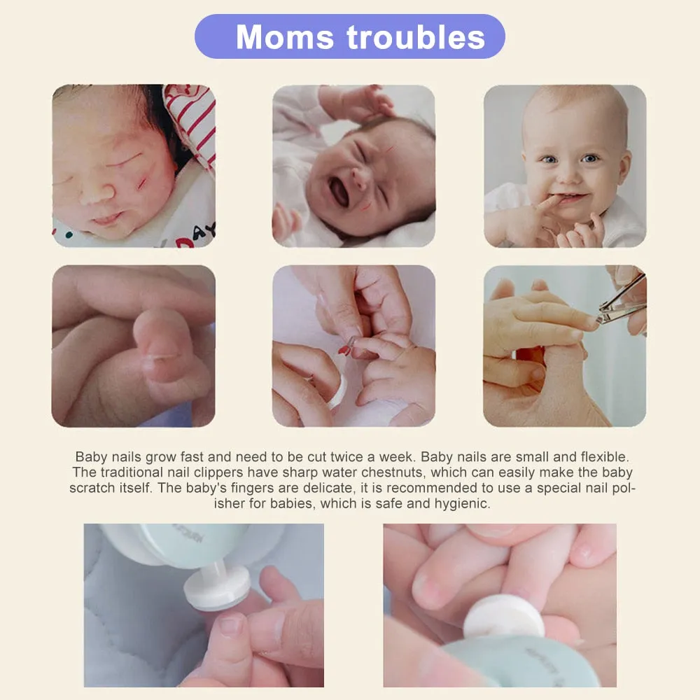 Beauty New Baby Electric Nail Trimmer Kids Nail Polisher