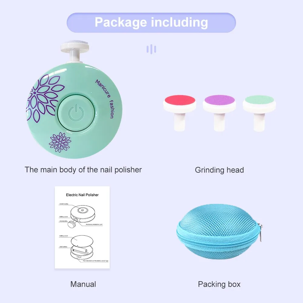 Beauty New Baby Electric Nail Trimmer Kids Nail Polisher