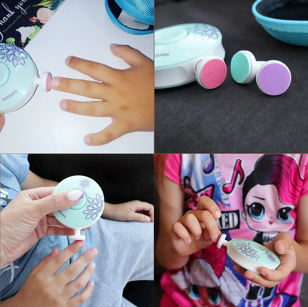 Beauty New Baby Electric Nail Trimmer Kids Nail Polisher