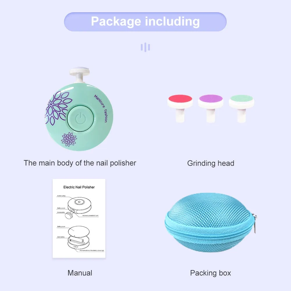 Beauty New Baby Electric Nail Trimmer Kids Nail Polisher