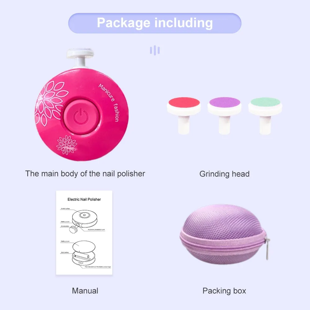 Beauty New Baby Electric Nail Trimmer Kids Nail Polisher