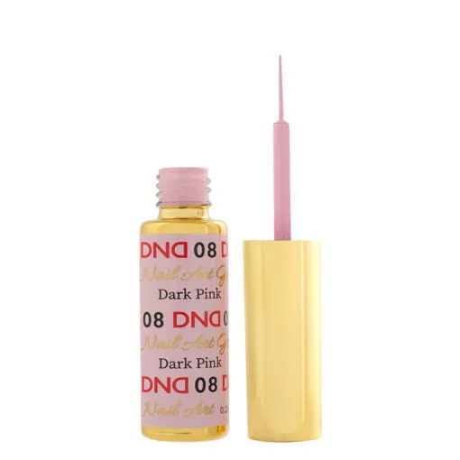 DND - Gel Nail Art Liner - Dark Pink - #008