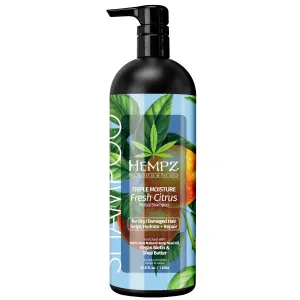 Hempz Triple Moisture Fresh Citrus Herbal Shampoo 1000 ml