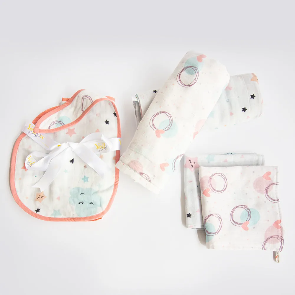In The Sky Muslin Essentials - Set Of 6