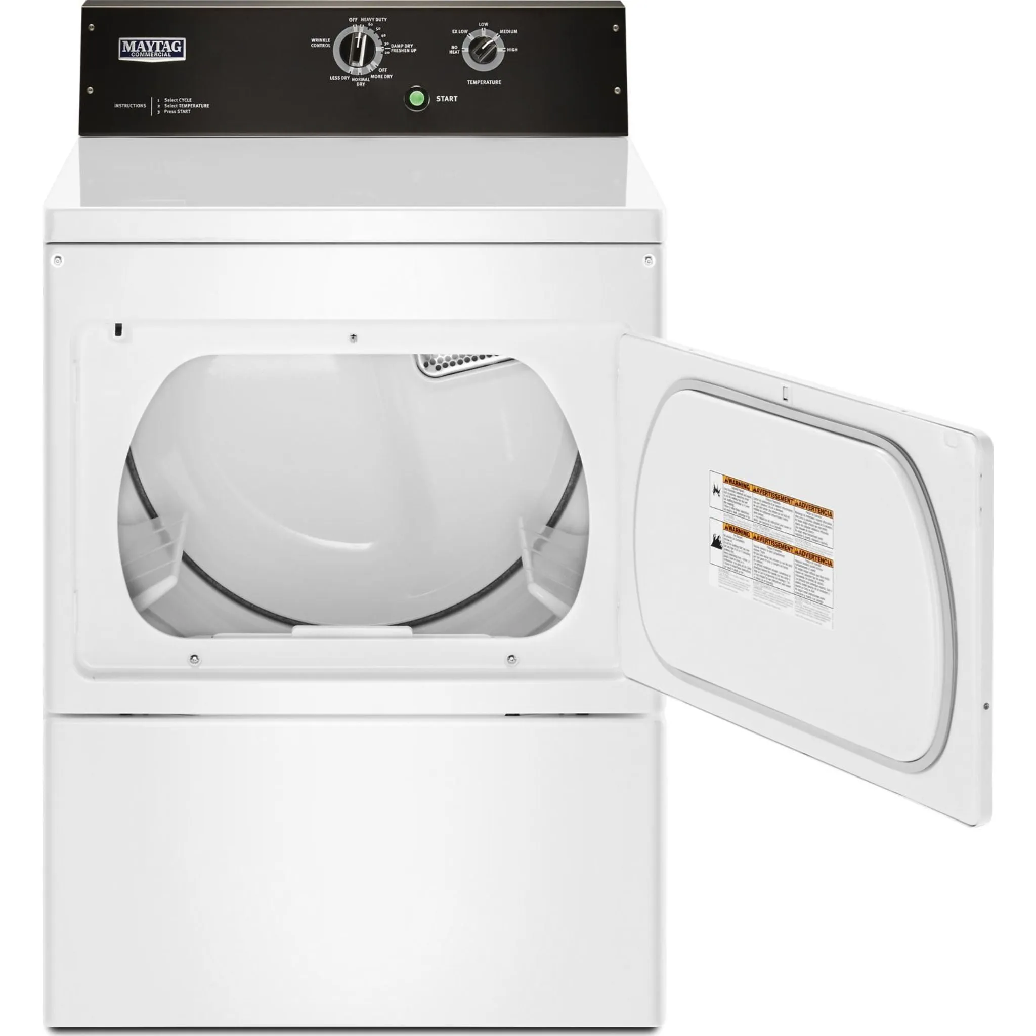 Maytag 7.4 cu. ft. COMMERCIAL-GRADE RESIDENTIAL DRYER (YMEDP575GW)