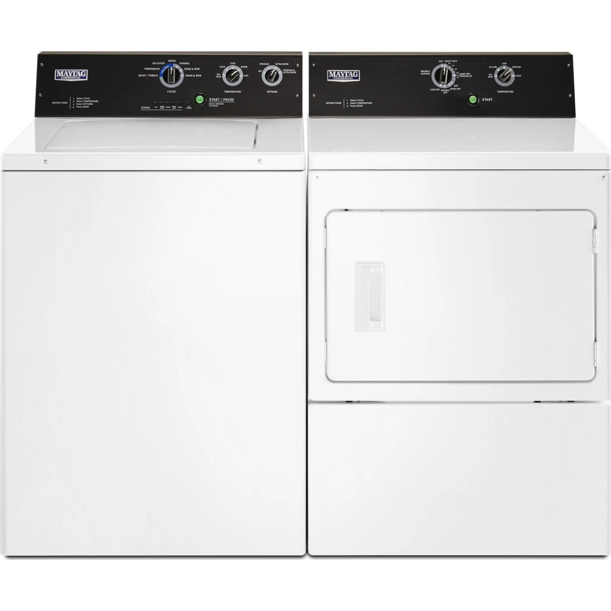 Maytag 7.4 cu. ft. COMMERCIAL-GRADE RESIDENTIAL DRYER (YMEDP575GW)