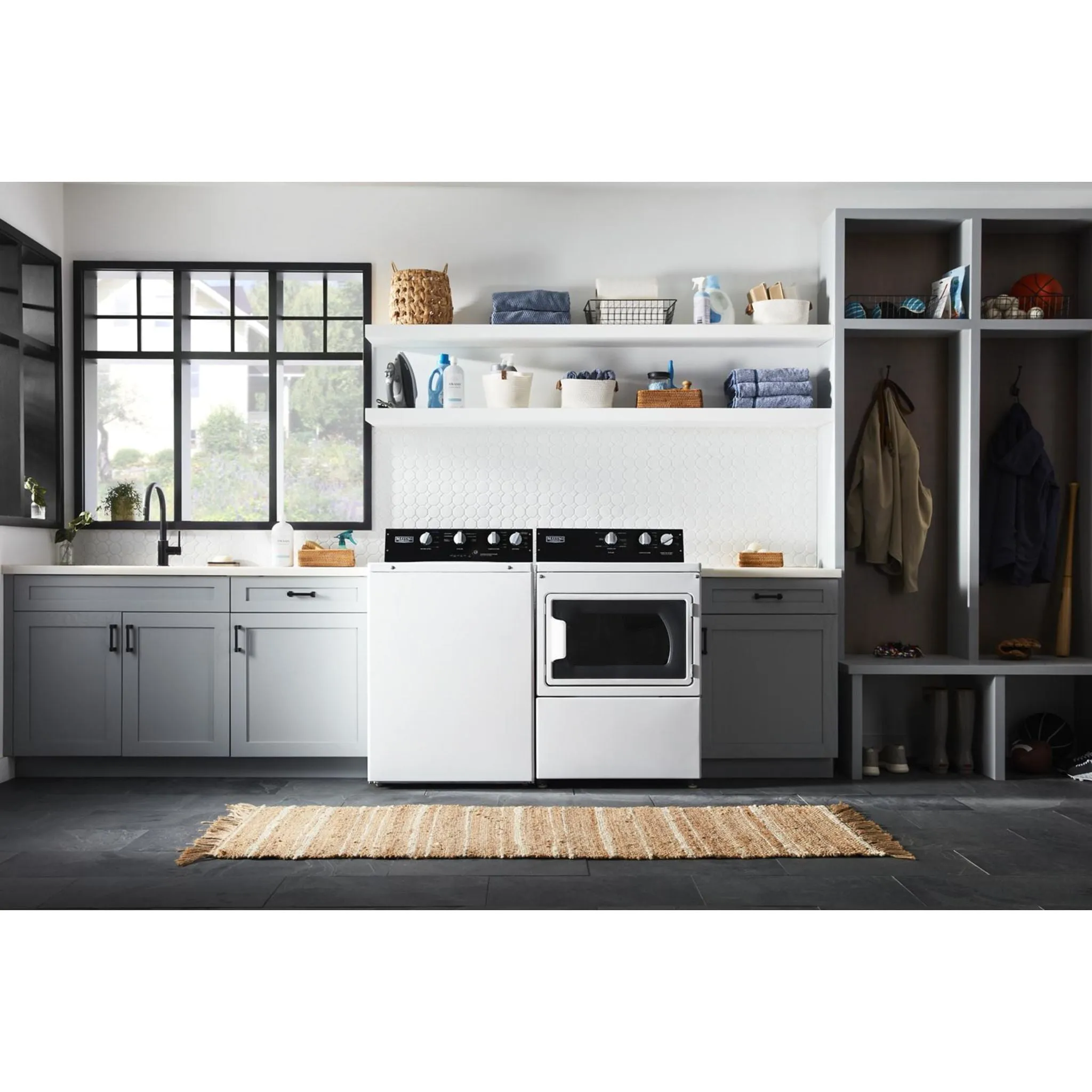 Maytag Commercial-Grade Residential Dryer - 7.4 cu. ft. (YMEDP586GW)