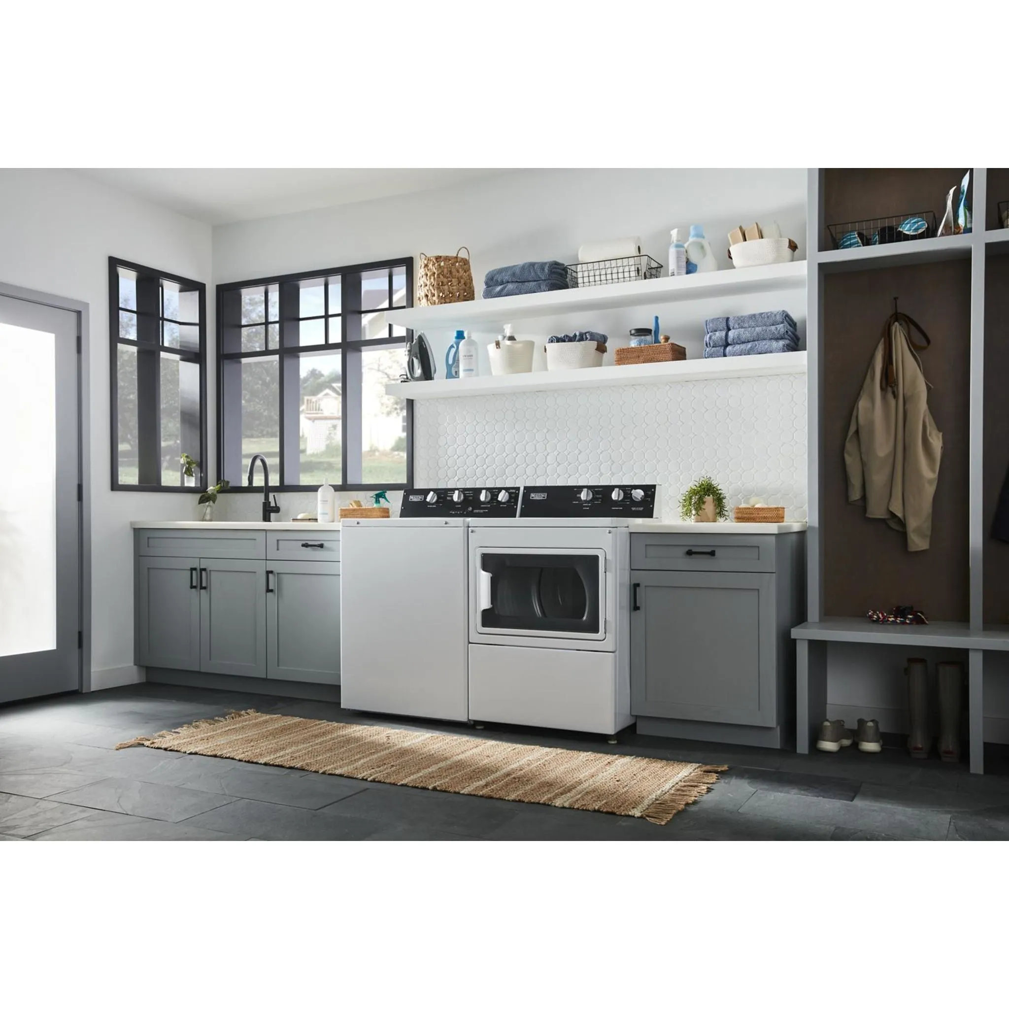 Maytag Commercial-Grade Residential Dryer - 7.4 cu. ft. (YMEDP586GW)