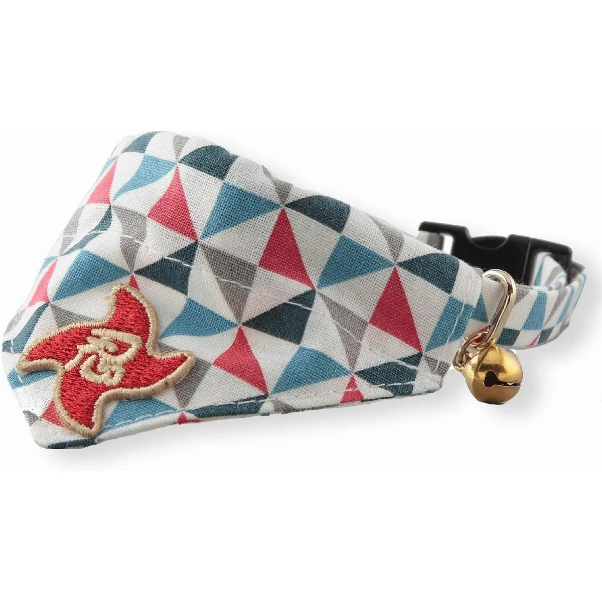 Necoichi Ninja Cat Bandana Collar Blue