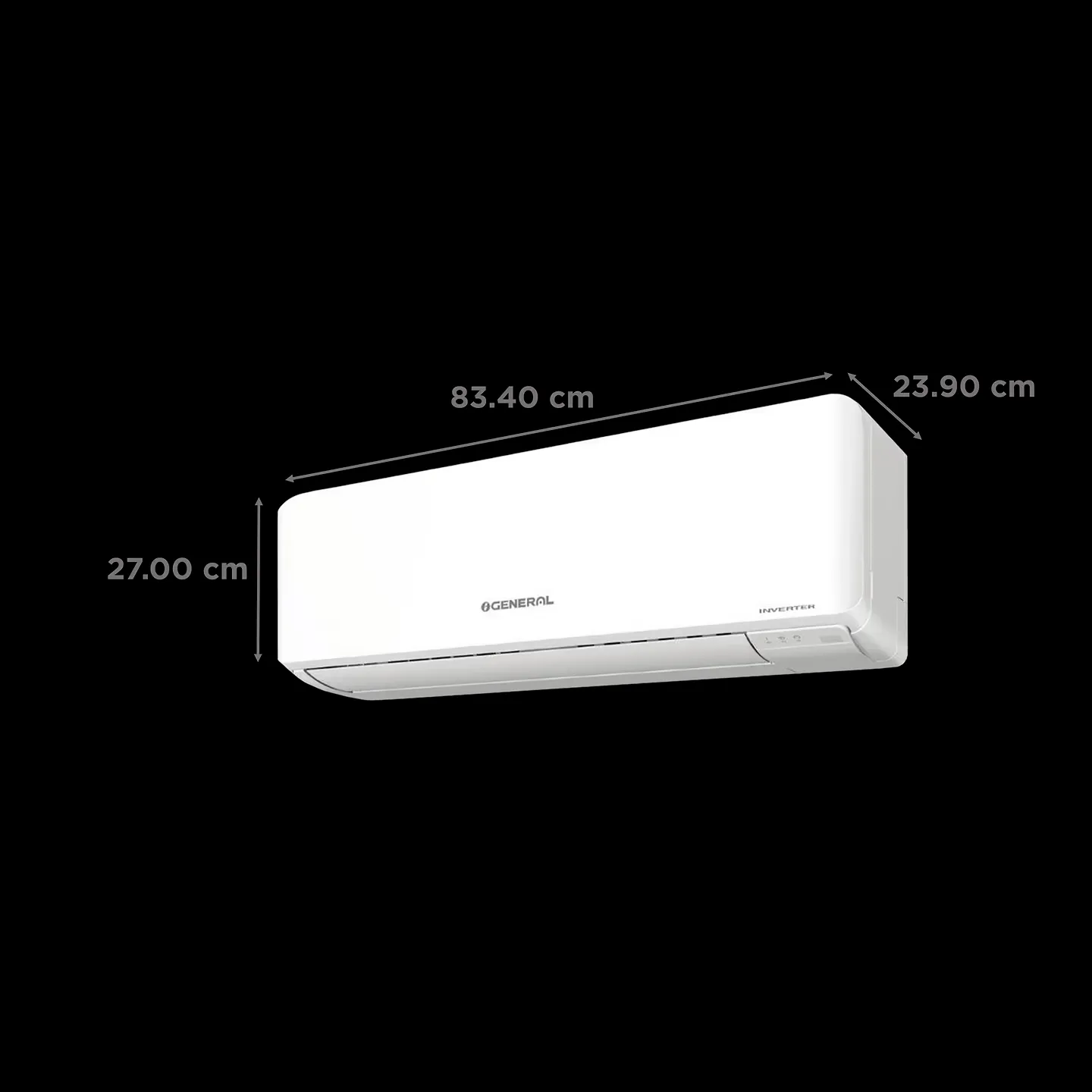 O General 1.5 Ton 3 Star ASGG18CPAB-B Inverter Split AC | Free Standard Installation