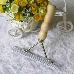 Pet Grooming Supply Strong Solid Wood-مشط تنظيف شعر الكلاب
