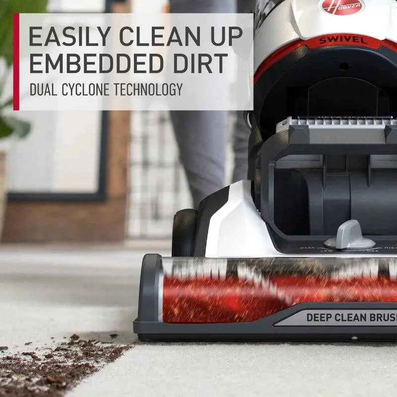 PowerDrive Swivel XL Bagless Upright Vacuum Cleaner with HEPA Media Filtration