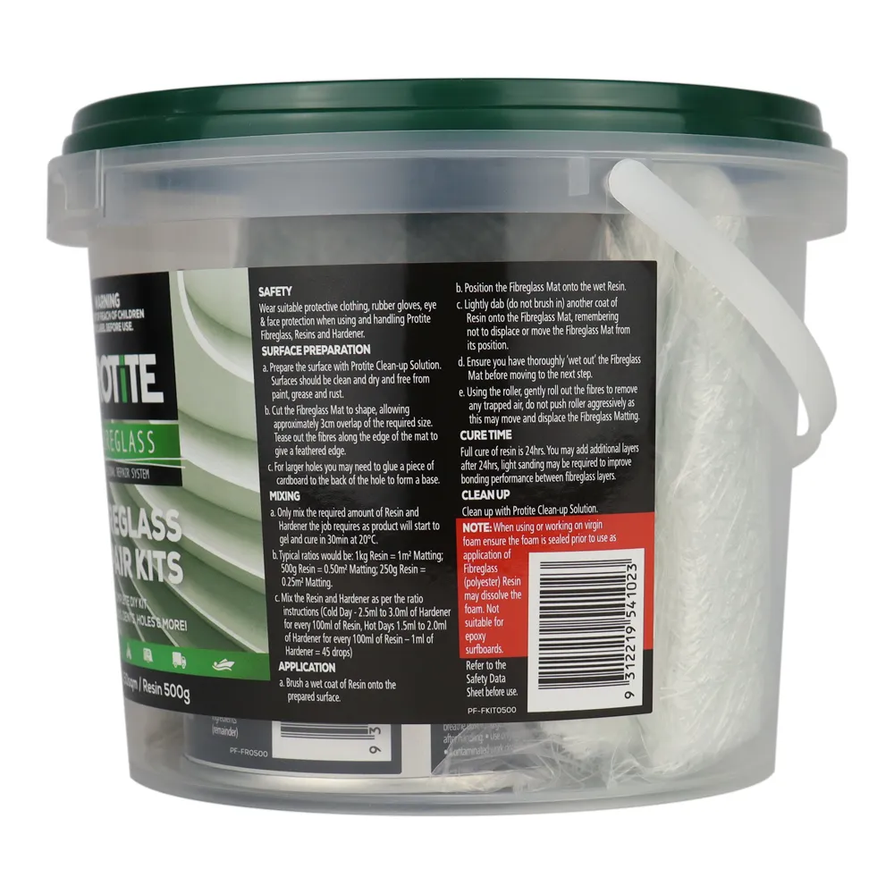 Protite Fibreglass Repair 500ml Kit Complete DIY System