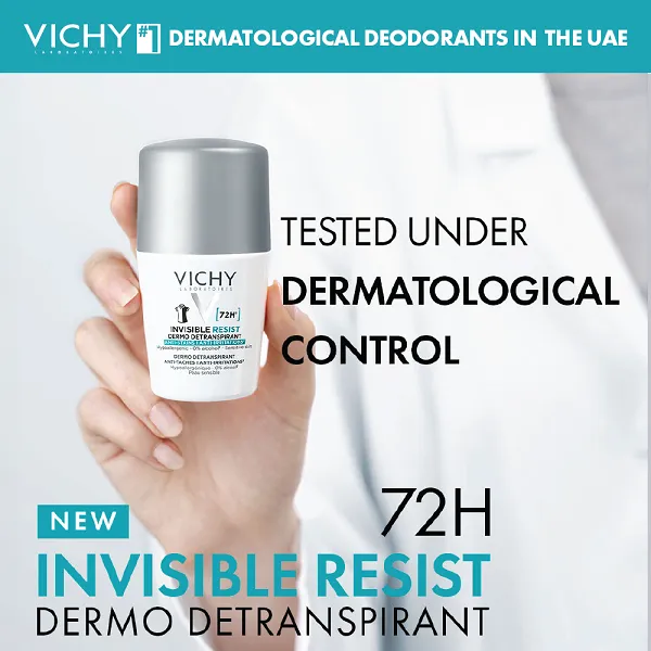 Vichy - Invisible Resist Dermo Deperspirant 72H Roll On For Women